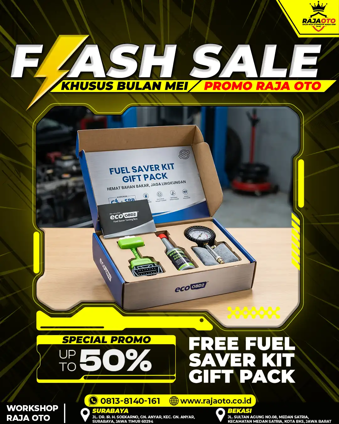 Free Fuel Saver Kit Gift Pack