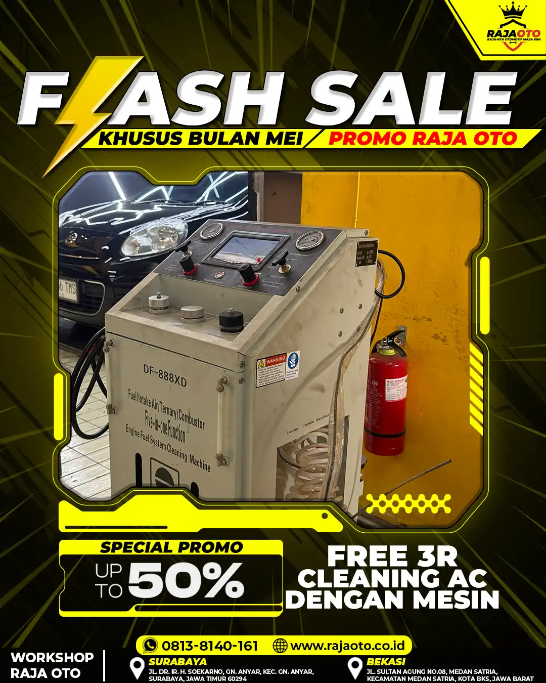 Free 3R Cleaning AC Dengan Mesin