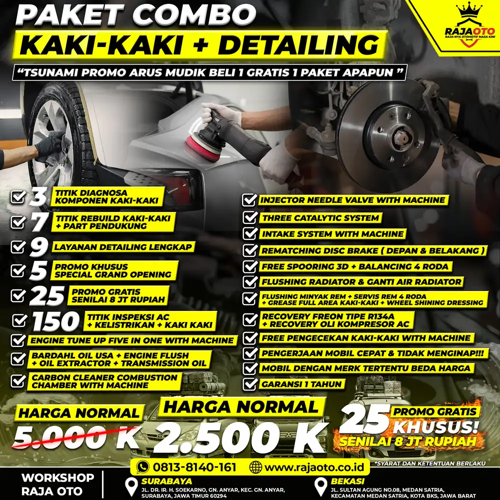 Paket Combo Kaki-Kaki + Detailing