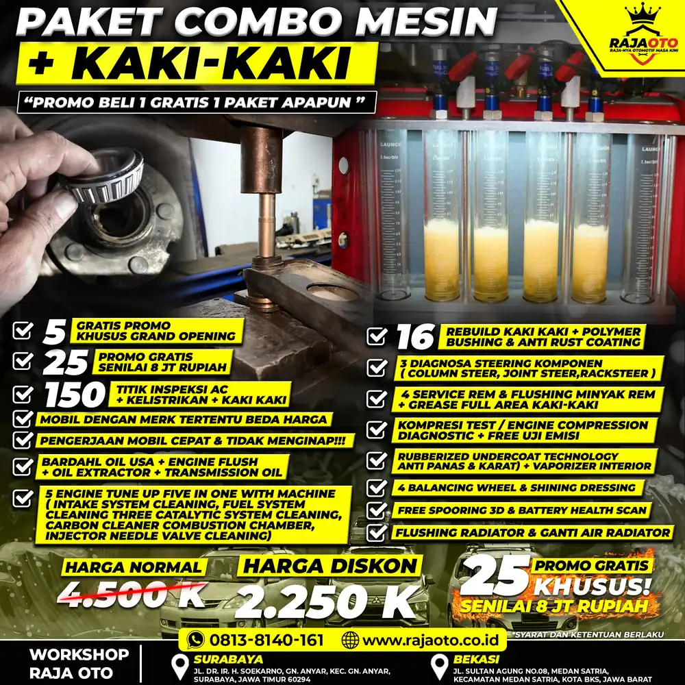Paket Combo Mesin + Kaki-Kaki