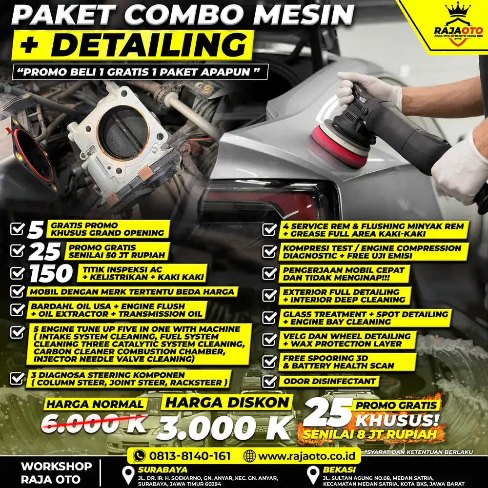Paket Combo Mesin + Detailing
