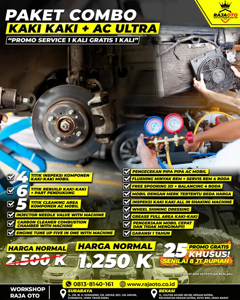 Paket Combo Kaki-Kaki + AC Ultra