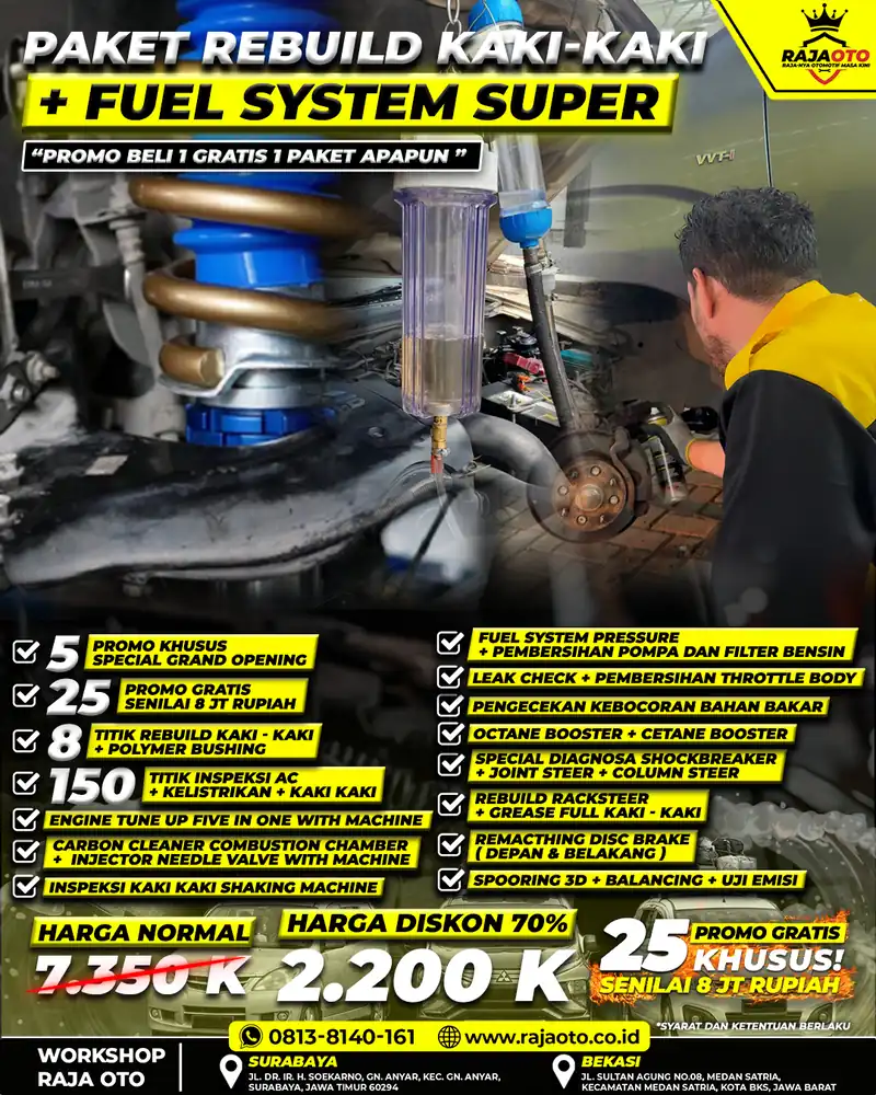 Paket Rebuild Kaki-Kaki + Fuel System Super