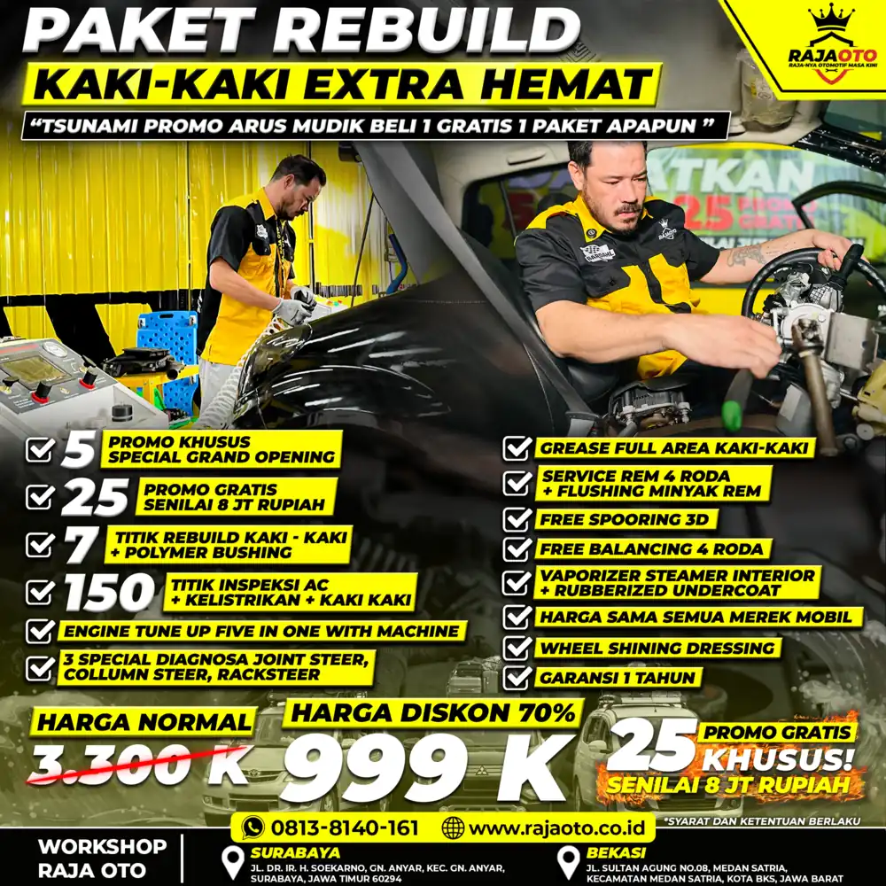 Paket Rebuild Kaki-Kaki Extra Hemat