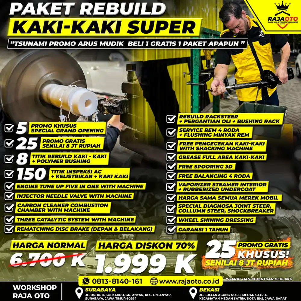 Paket Rebuild Kaki-Kaki Super