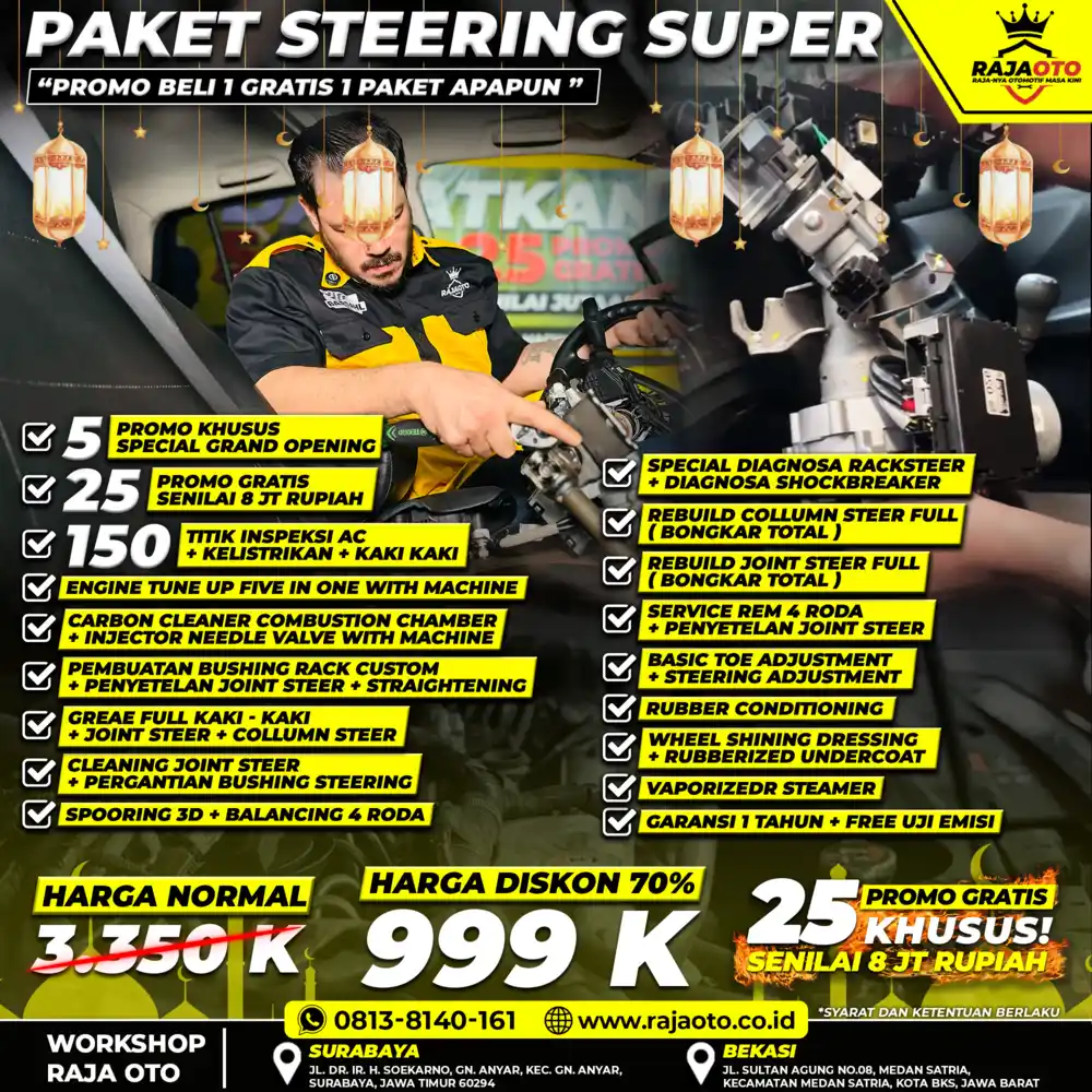 Paket Steering Super