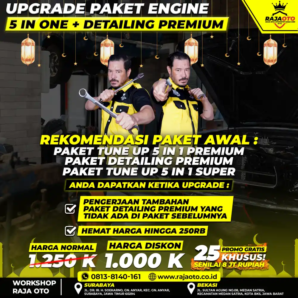 Upgrade Paket Engine 5 In One + Detailing Premium