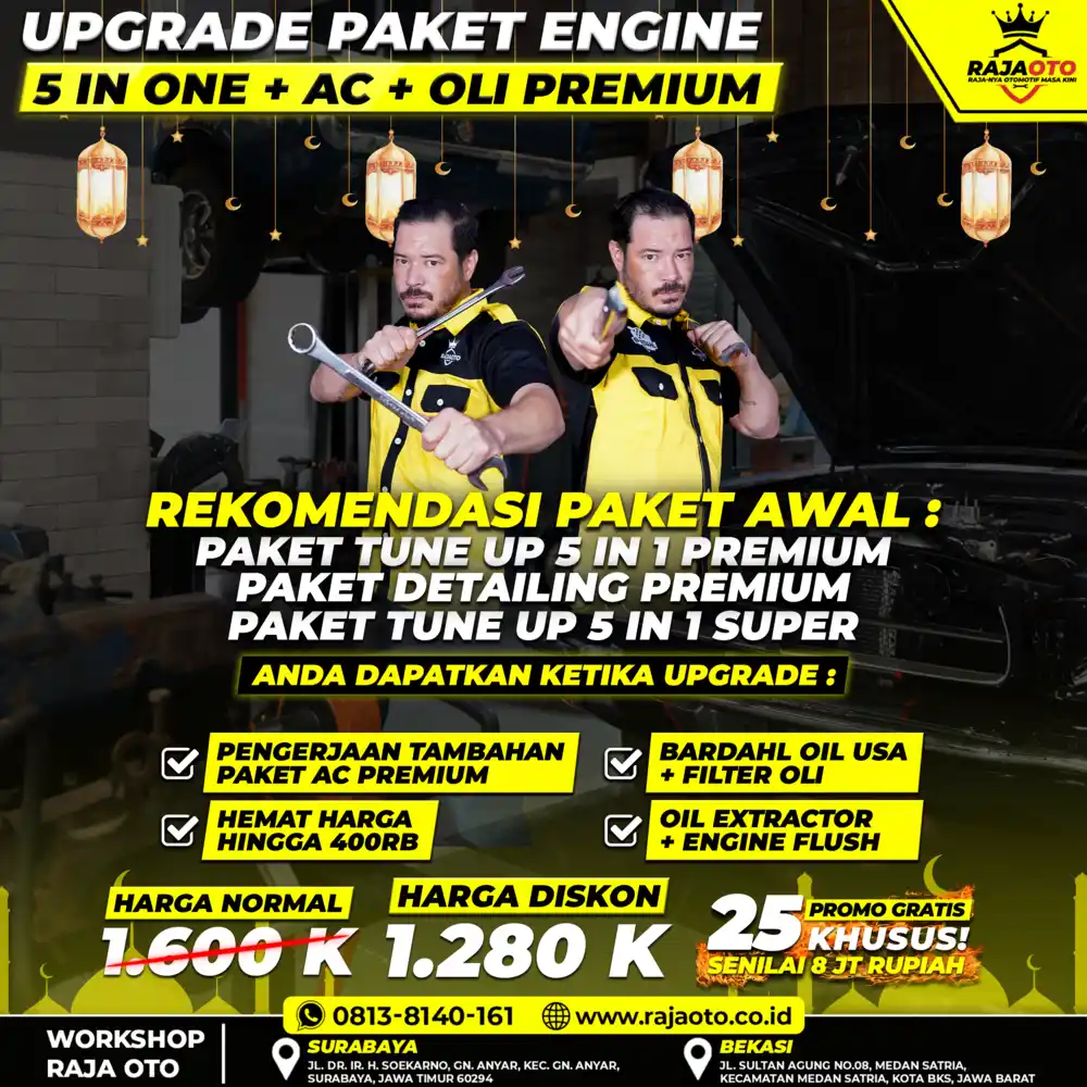 Upgrade Paket Engine 5 In One + AC + Oli Premium