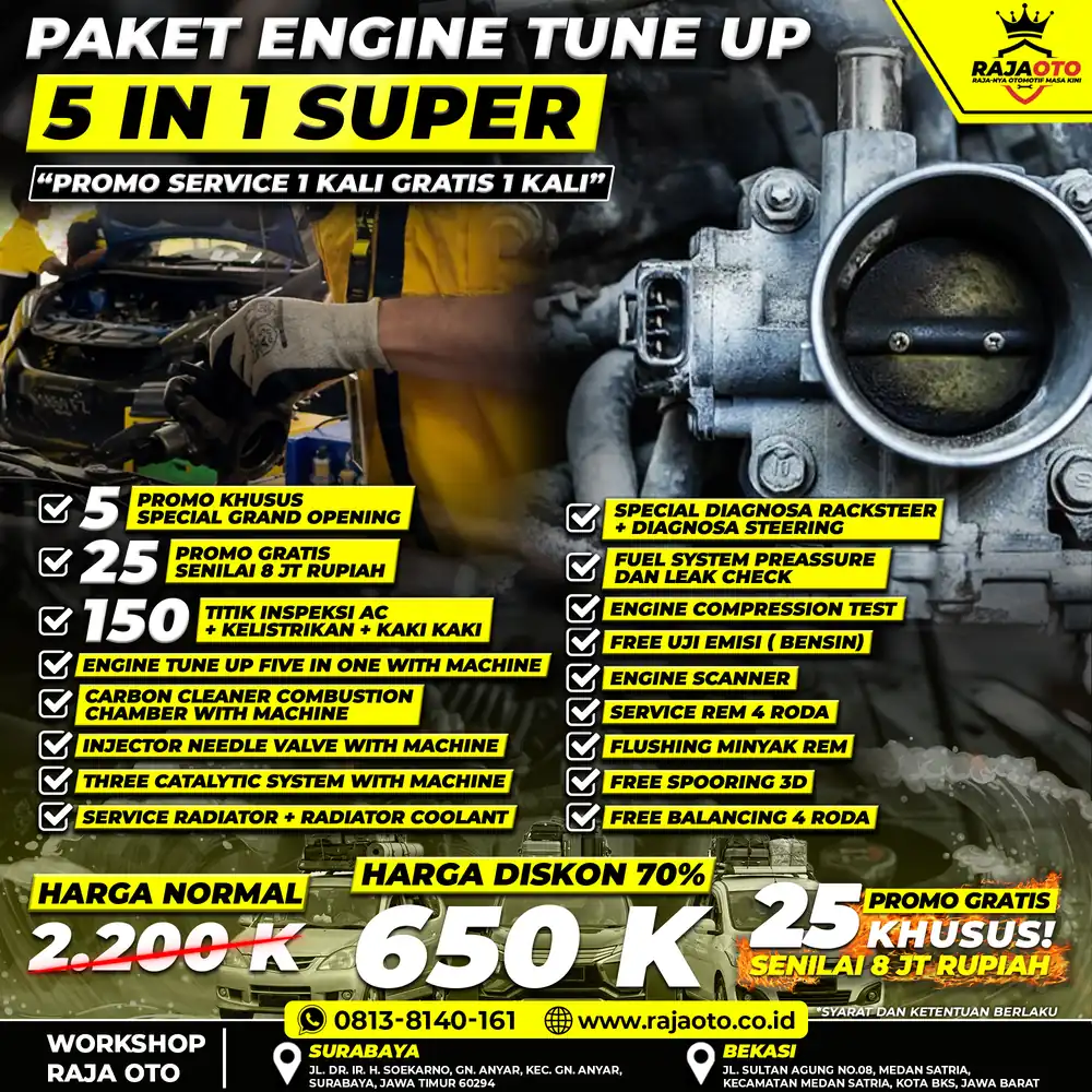 Paket Engine Tune Up 5 in 1 Super
