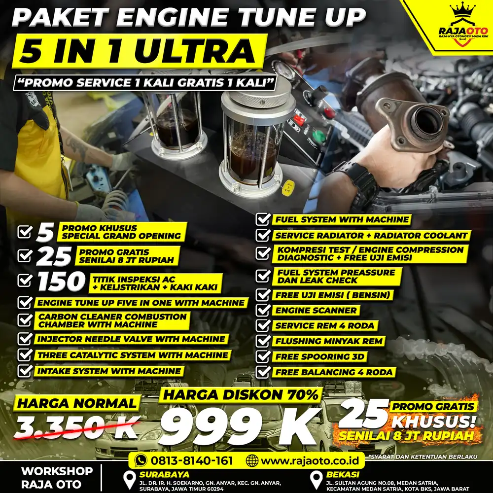 Paket Engine Tune Up 5 in 1 Ultra