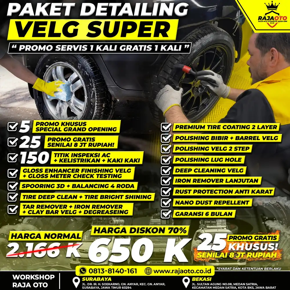 Paket Detailing Velg Super