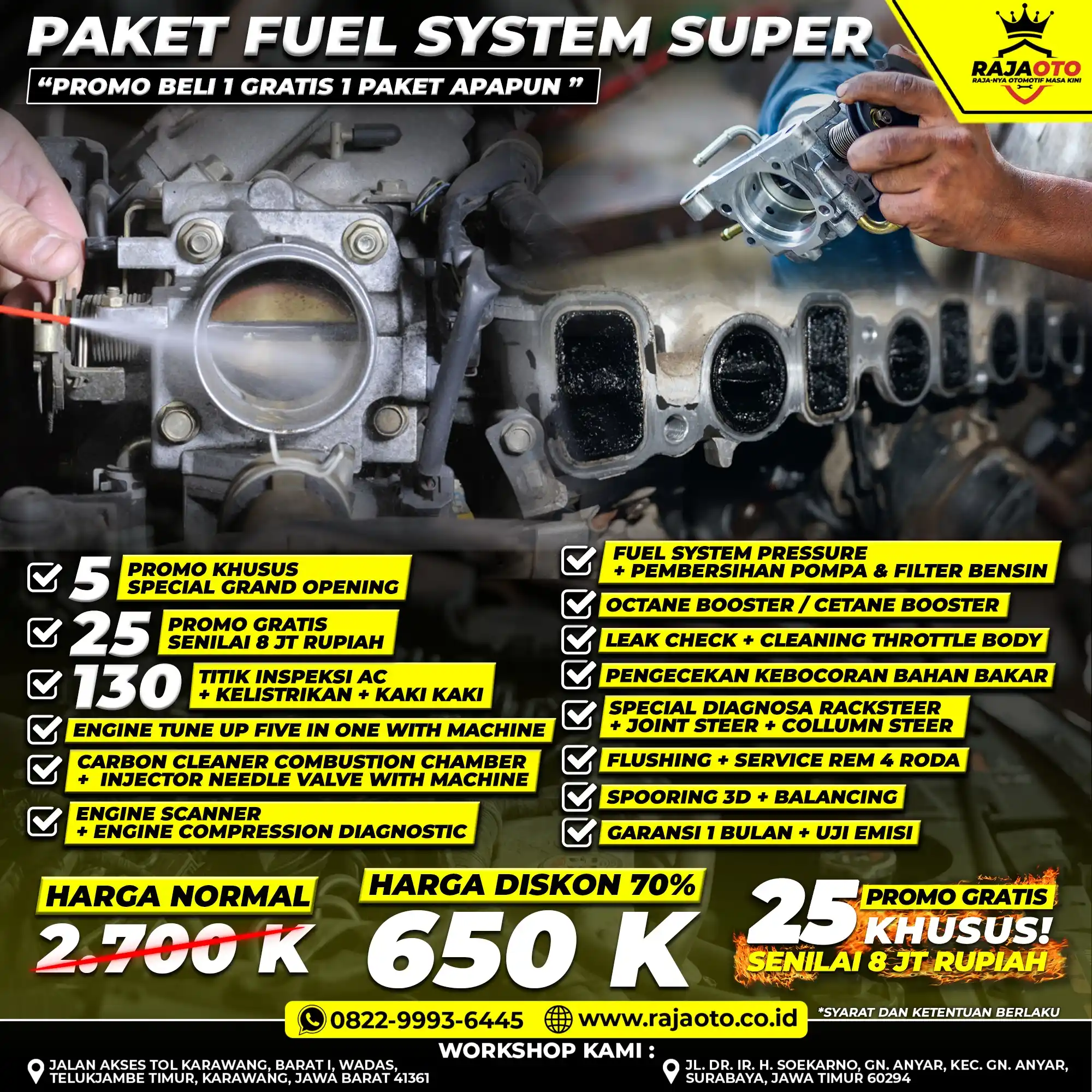 Paket Fuel System Super
