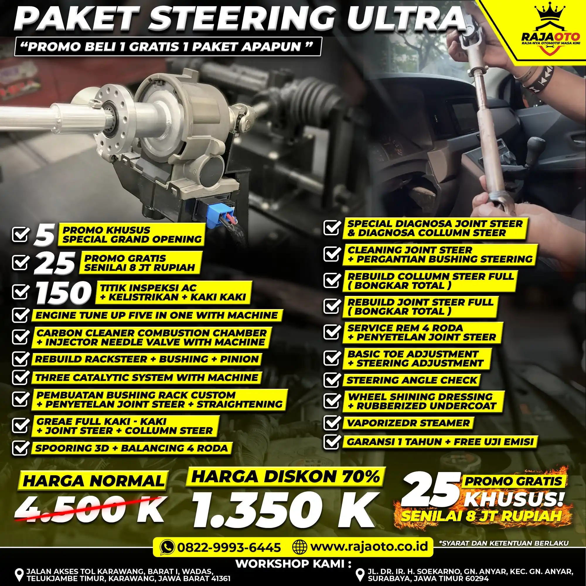 Paket Steering Ultra